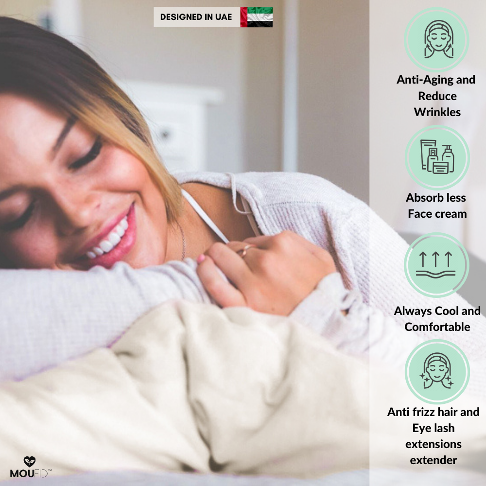 Pure Mulberry Silk Pillowcase - White