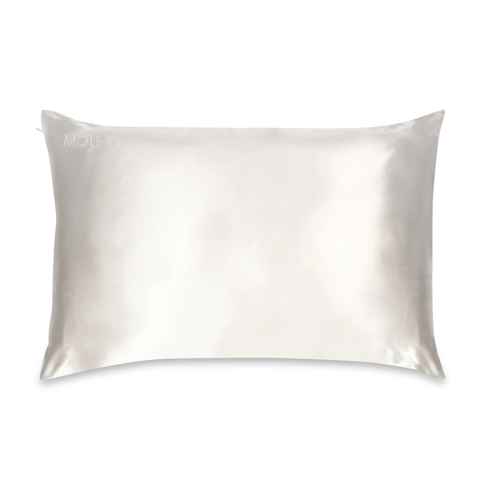 Pure Mulberry Silk Pillowcase - White